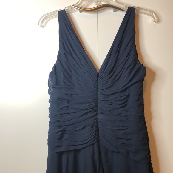 Navy Chiffon Dress 14 - Picture 7 of 9